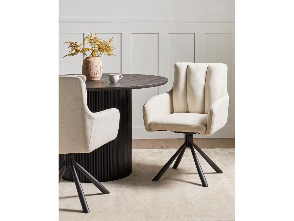 Set of 2 Chezlova Beige Dining Chairs HQDX42509