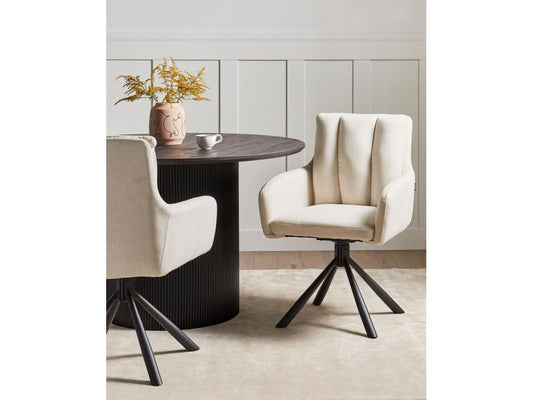 Set of 2 Chezlova Beige Dining Chairs HQDX42509