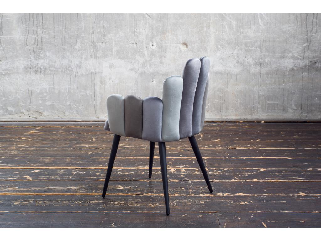 Chair - Grey Velvet - Artigeo WICZ65172