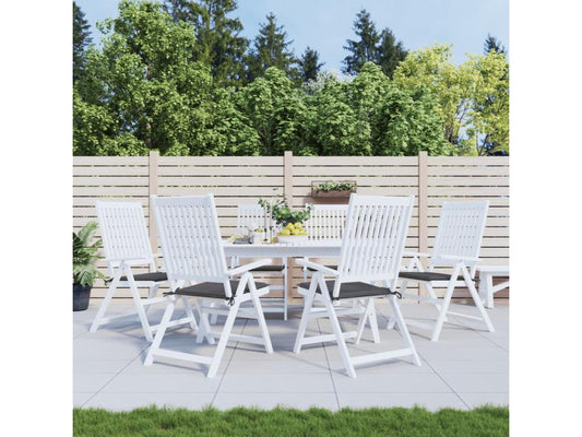 6-piece anthracite garden chair cushions, 50x50x3 cm, XFQY19207