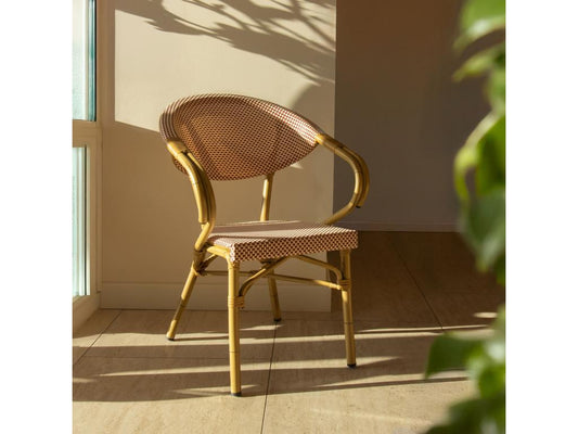 Chezlova Home - Set of 2 Chezlova Red Dining Chairs HCPO10386