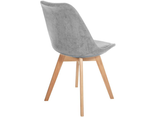 Dining chair - Artigeo / Wood - Light grey - Artigeo AAJX29200