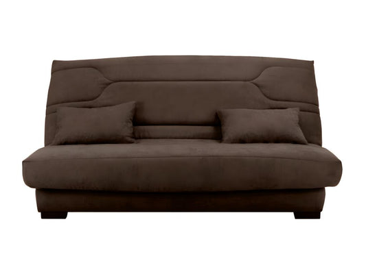 Chezlova Balkoa 15cm Fabric Click-Clack Sofa with Storage, 207cm Mattress - Brown TGJA20201