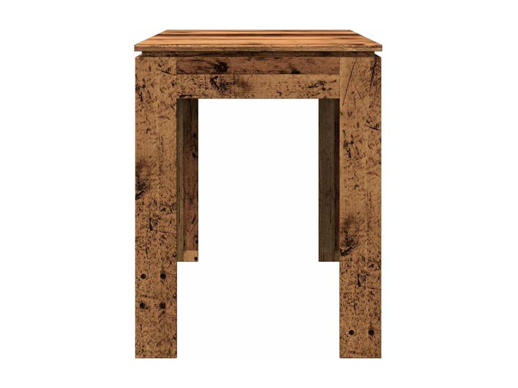 Dining table in aged wood, 120x60x76 cm, engineered wood, DNME18032
