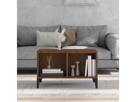 Coffee table, brown oak, 60x50x36.5 cm, engineered wood, XLDE05950