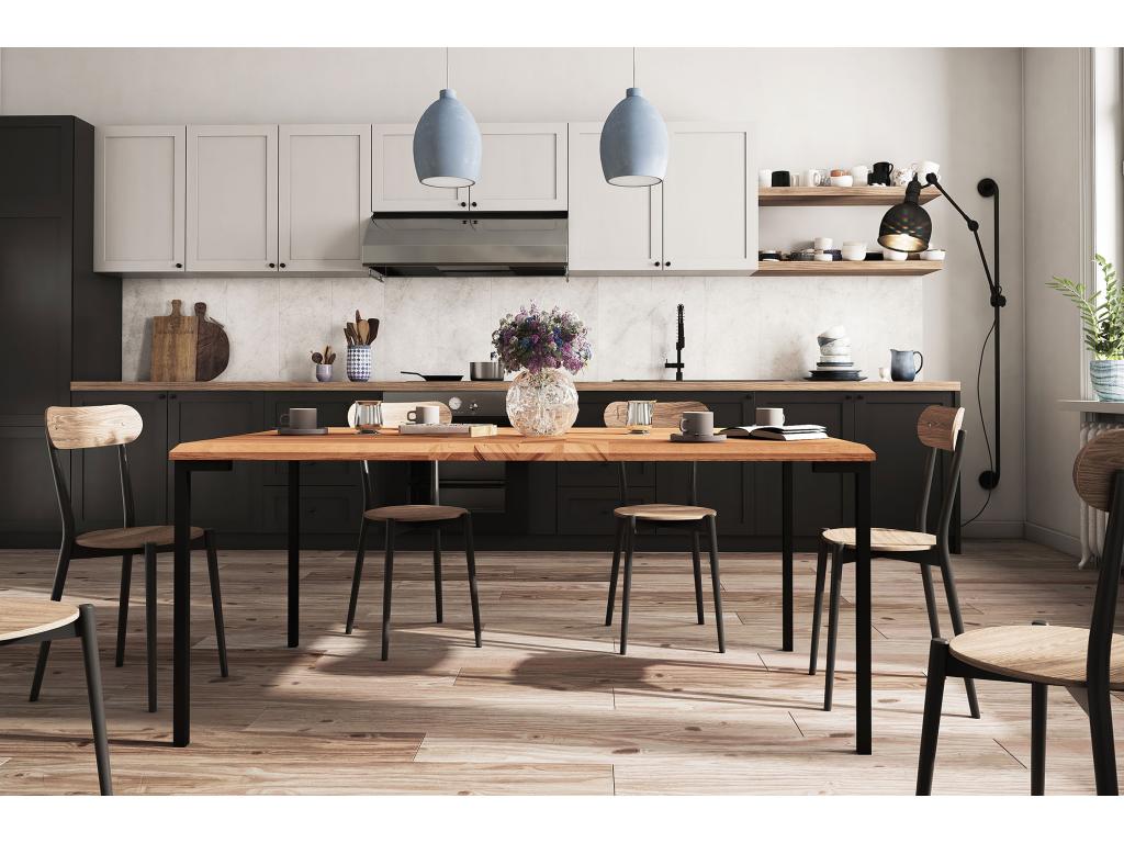 Artigeo - Natural oiled beech heartwood table 100x160 ACGP40931