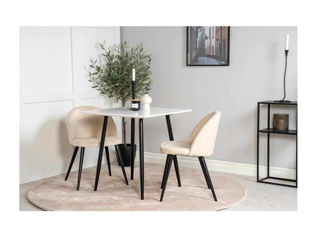 Chezlova dining table 80x80 cm white. LMPG85286