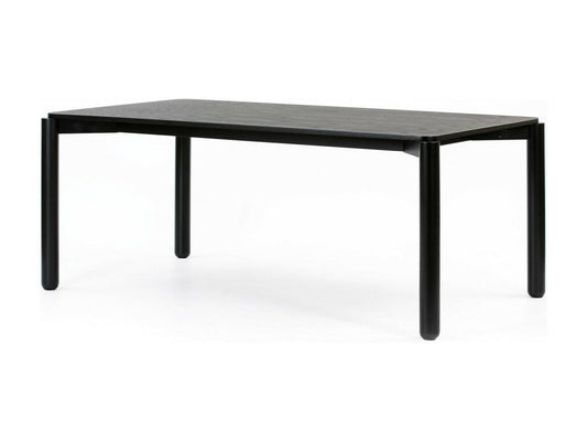 Artigeo - 8-Person Wooden Dining Table - Black ZSTA64534