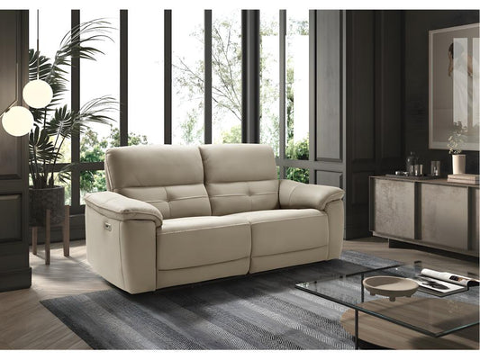 Chezlova Electric Reclining Microfiber Sofa - Dark Grey - 3-Seater Chezlova Electric LWXT00793