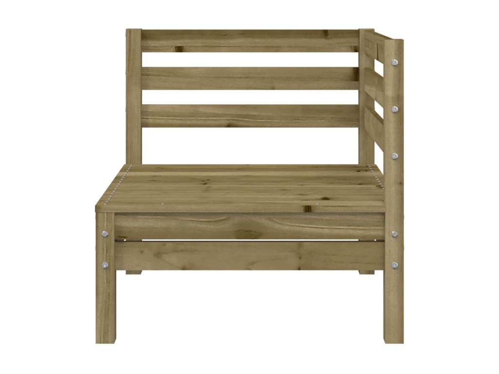 4-seater garden sofa in impregnated pine wood JKJE82334