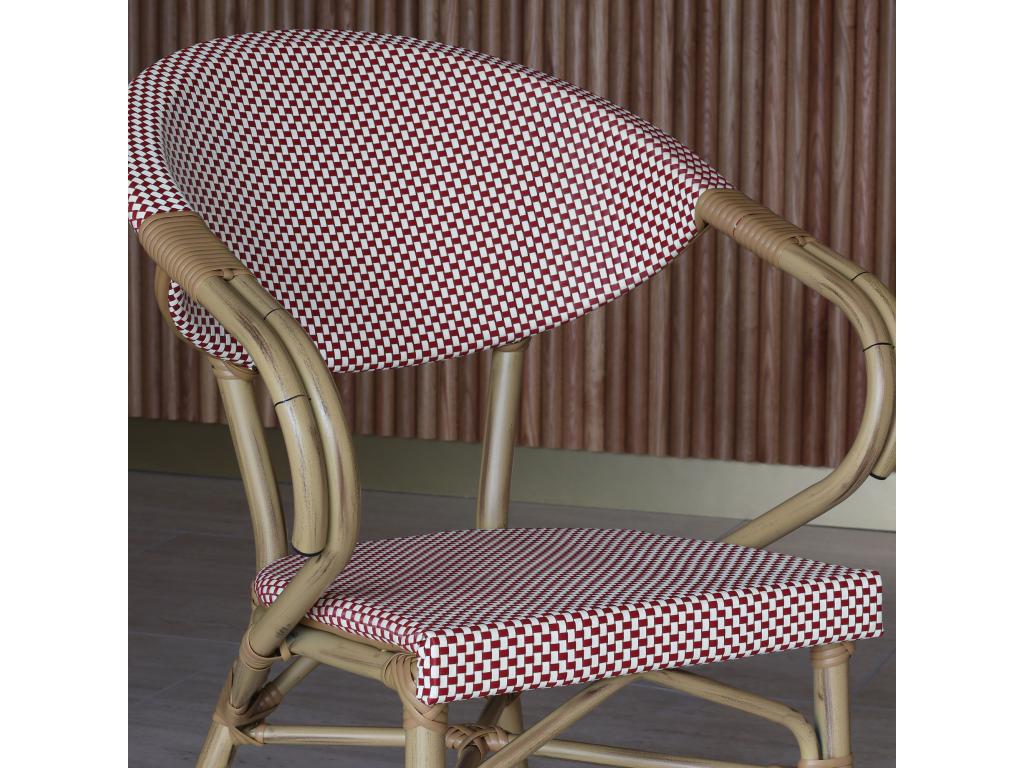 Chezlova Home - Set of 2 Chezlova Red Dining Chairs HCPO10386