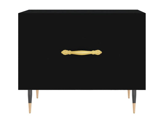 Coffee table, black, 50x50x40 cm, engineered wood, IJME04137