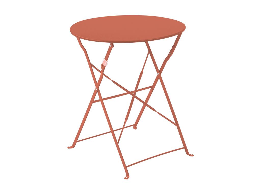 Chezlova CAQV92599 Round Folding Patio Table and 2 Folding Chairs