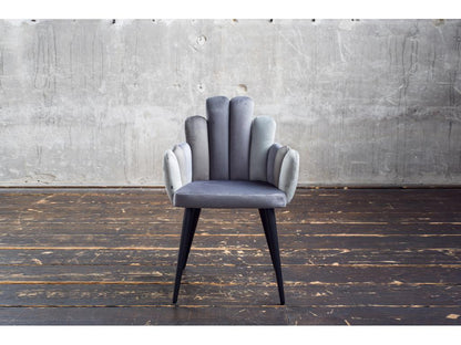 Chair - Grey Velvet - Artigeo WICZ65172