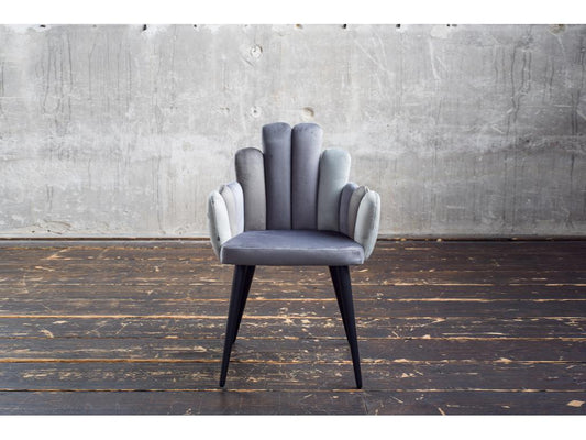 Chair - Grey Velvet - Artigeo WICZ65172