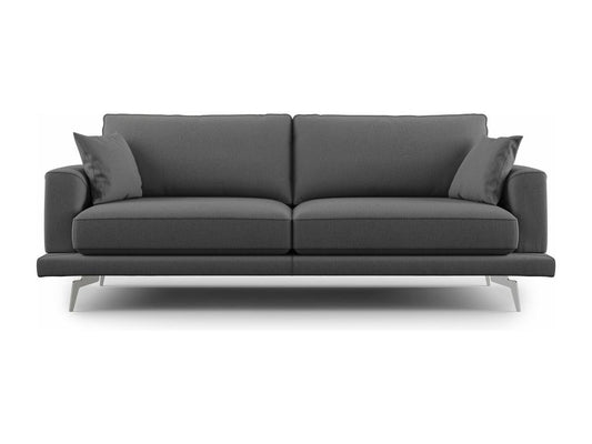 Artigeo Modern Sofa in Soft Stain-Resistant Fabric T05 218 cm Anthracite IESU78759