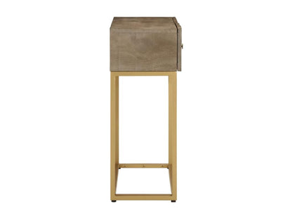 Console table 90x30x76 solid mango wood and iron NVIX91331