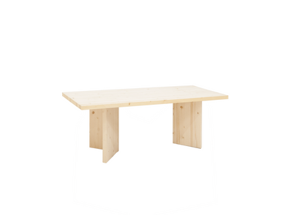 Natural fir wood coffee table 120x50cm - Chezlova ASYC78577