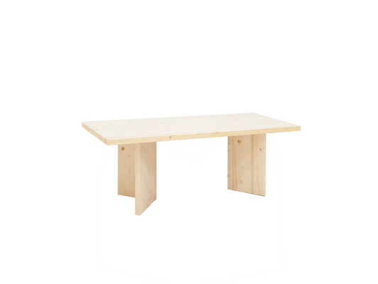 Natural fir wood coffee table 120x50cm - Chezlova ASYC78577