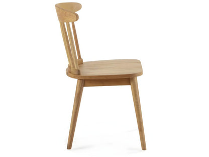 Pack of 2 Ben chairs in oak-colored wood ITUM36857