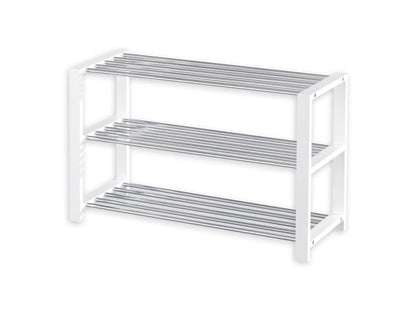 Chezlova 3-Shelf Shoe Rack, White JLGI08699