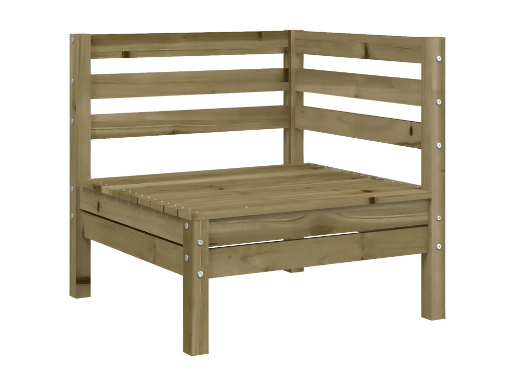 4-seater garden sofa in impregnated pine wood JKJE82334