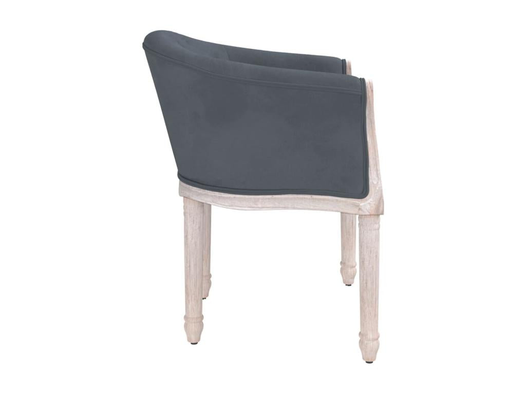Dark Grey Velvet Dining Chair AAQG99424