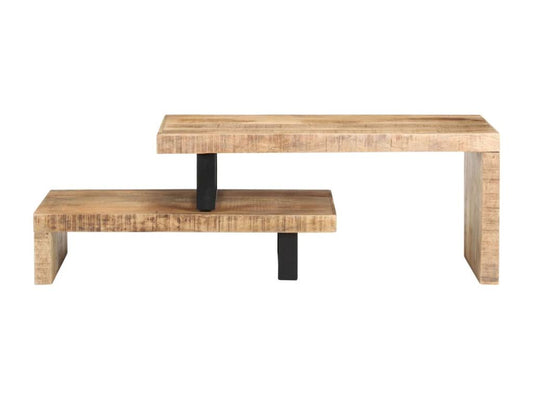 2-Piece Coffee Table Set Solid Mango Wood IYSA17277