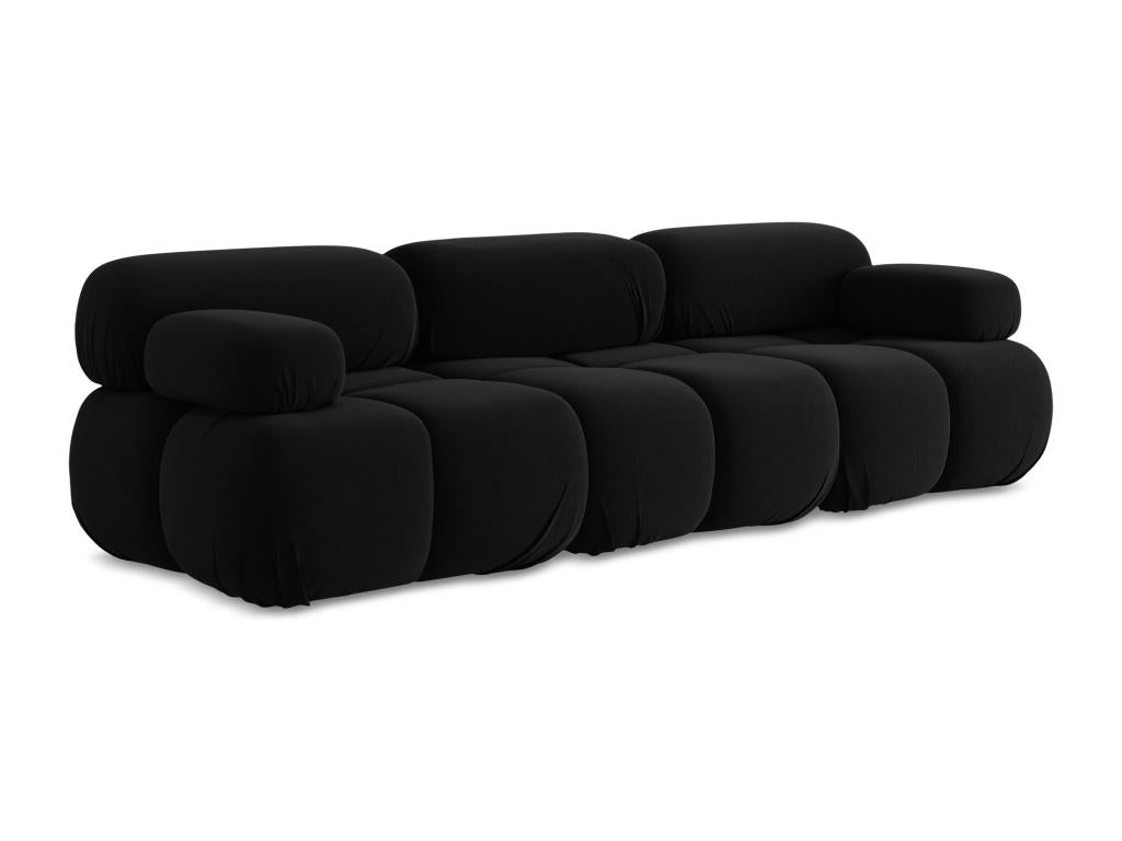 Chezlova 3-seater modular sofa - black - Chezlova QKFZ62902