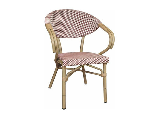 Chezlova Home - Set of 2 Chezlova Red Dining Chairs HCPO10386