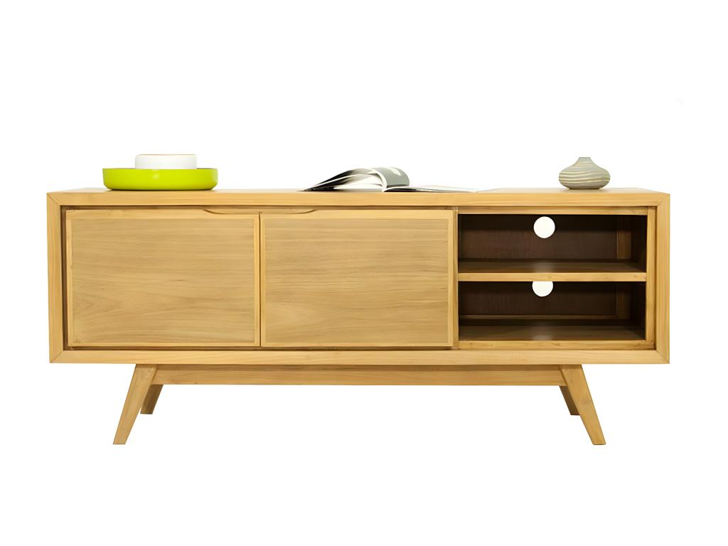 Fiftees 2-Door TV Stand 136cm Natural AYAB92746