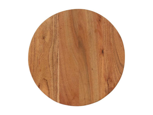 Coffee table 35x35x30 solid wood Artigeo and iron ZKRJ72958