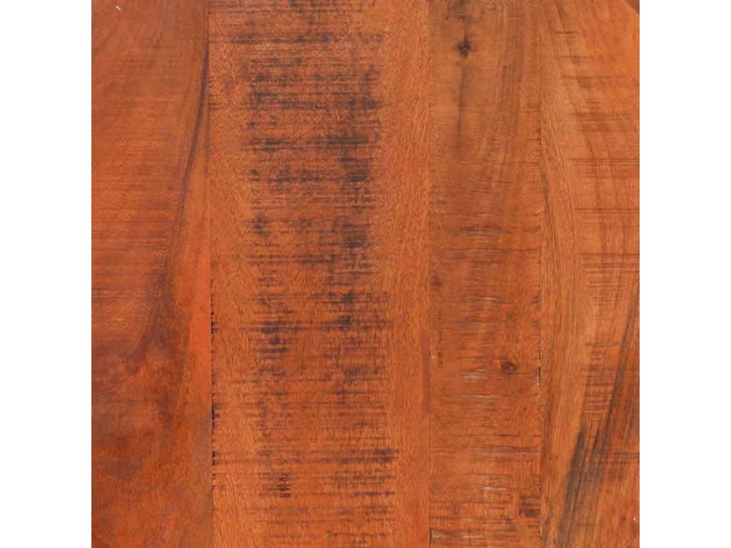 Coffee table 52x30 cm solid raw mango wood WGNW94769