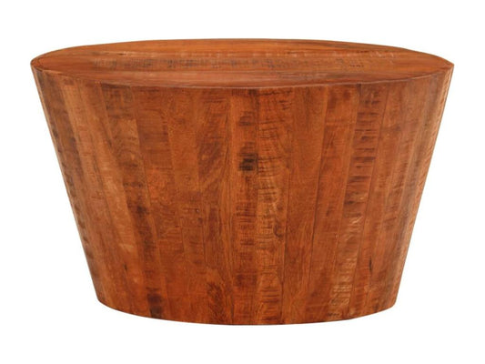 Coffee table 52x30 cm solid raw mango wood WGNW94769