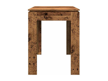 Dining table in aged wood, 120x60x76 cm, engineered wood, DNME18032