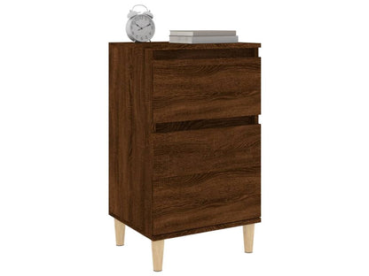 Bedside tables, 2 pcs, brown oak, 40x35x70 cm, FRCR41525