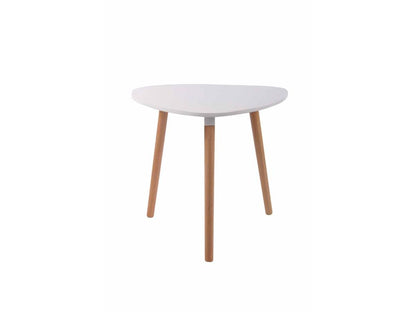 Kitchen table, white wood, 80x80x75 cm, TAB10055 KPRN83552