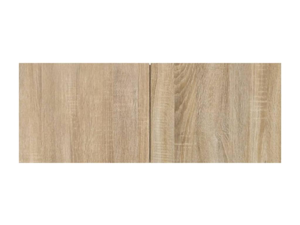 Chezlova Oak Wall-Mounted TV Unit, Engineered Wood, KPGL27136