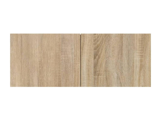 Chezlova Oak Wall-Mounted TV Unit, Engineered Wood, KPGL27136