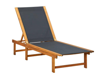 Brown wooden sun lounger/deckchair 40x40x40 cm 02 0012604 VAIL58630