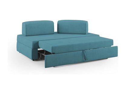 Liberty Sofa with pull-out ottoman and removable backrest in waterproof fabric T02 200 cm sky blue GRKI36809