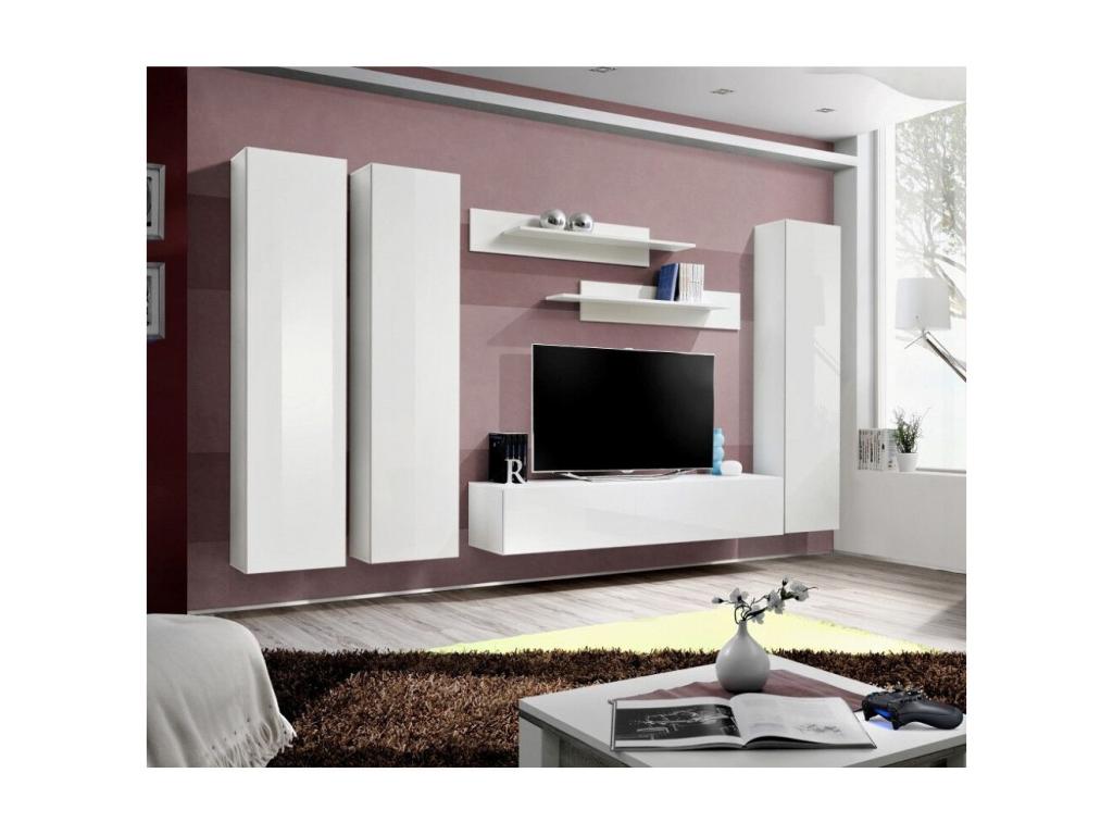 Design Fly I Wall TV Unit 310cm White CRYB43981