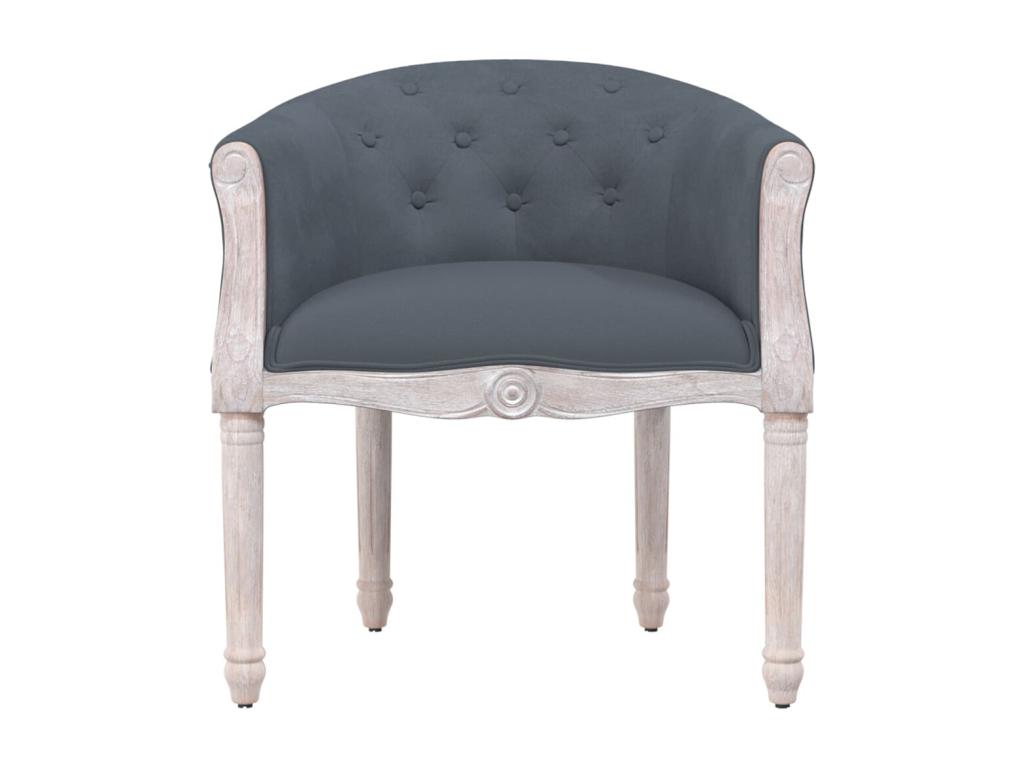Dark Grey Velvet Dining Chair AAQG99424