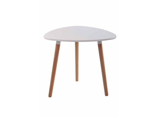 Kitchen table, white wood, 80x80x75 cm, TAB10055 KPRN83552