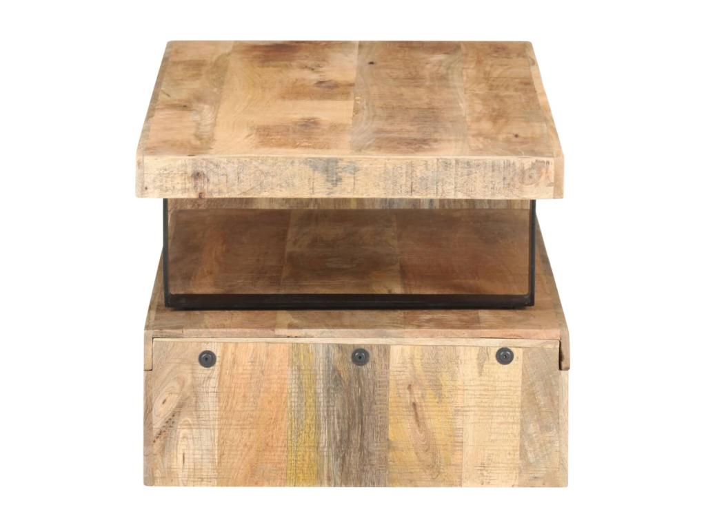 2-Piece Coffee Table Set Solid Mango Wood IYSA17277