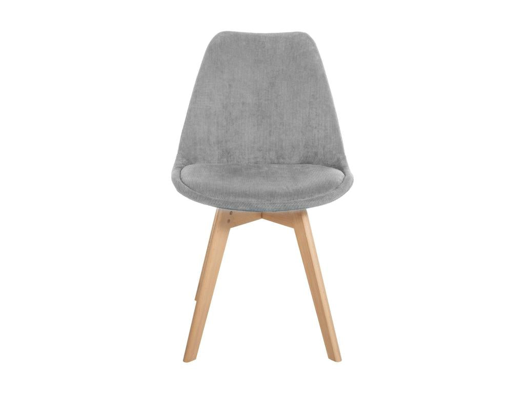 Dining chair - Artigeo / Wood - Light grey - Artigeo AAJX29200