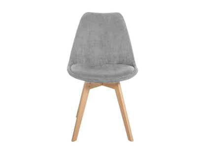Dining chair - Artigeo / Wood - Light grey - Artigeo AAJX29200