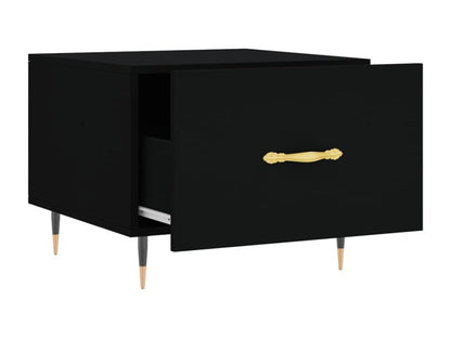 Coffee table, black, 50x50x40 cm, engineered wood, IJME04137