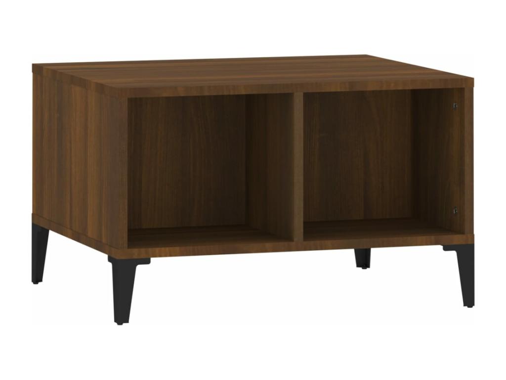 Coffee table, brown oak, 60x50x36.5 cm, engineered wood, XLDE05950