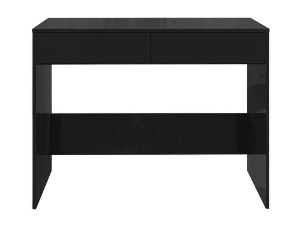 Brown wooden desk/table 101x50x76.5 cm 02 0023892 NQNL39367